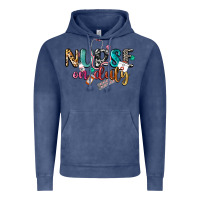 Vintage Denim nurse on duty Vintage Hoodie - CowGirlArtShop