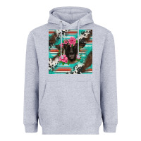 Heather Grey western suffolk ewe Heavyweight Hoodie - BarkalooDesign