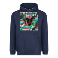 Navy western suffolk ewe Heavyweight Hoodie - BarkalooDesign