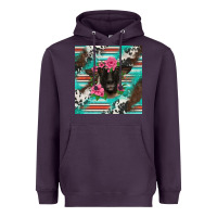 Plum western suffolk ewe Heavyweight Hoodie - BarkalooDesign