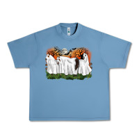 Pebble Blue ghost horses halloween Urban Heavy Tee - CowGirlArtShop