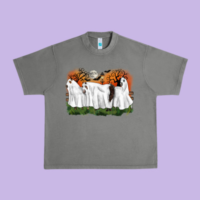 Ghost Horses Halloween Urban Heavy Tee Designed By Cowgirlartshop