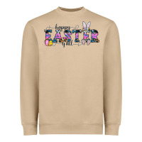 Mushroom Happy Easter Y'all Heavyweight Sweatshirt - CowhideDigitalArt