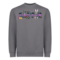 Storm Happy Easter Y'all Heavyweight Sweatshirt - CowhideDigitalArt