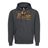 Smoke peace love dog mama Zipper Hoodie - RacoonDesign