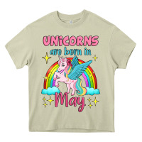 Mossy unicorns are born in may Heavy Core Tee - Jasminsmagicworld