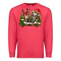 Cardinal Christmas donkeys Premium Sweatshirt - BarkalooDesign