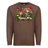 Chestnut Christmas donkeys Premium Sweatshirt - BarkalooDesign