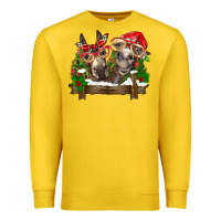 Lemon Christmas donkeys Premium Sweatshirt - BarkalooDesign