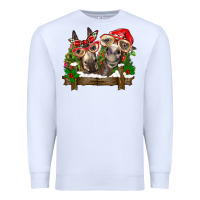 White Christmas donkeys Premium Sweatshirt - BarkalooDesign
