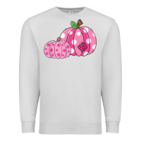 Dove Grey halloween fall pink pumpkin Premium Sweatshirt - trangStudio
