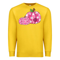 Lemon halloween fall pink pumpkin Premium Sweatshirt - trangStudio