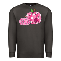 Smoke halloween fall pink pumpkin Premium Sweatshirt - trangStudio