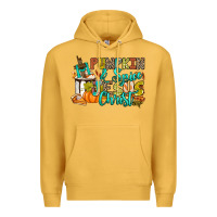 Mustard Pumpkin spice and Jesus Christ Premium Hoodie - RanaPortraitStore
