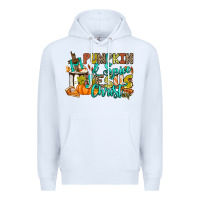 White Pumpkin spice and Jesus Christ Premium Hoodie - RanaPortraitStore