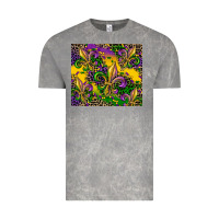 Cloud Rock mardi gras fleur de lis Vintage Tee - CowGirlArtShop