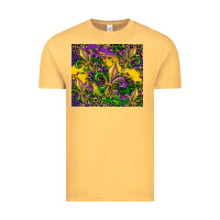 Vintage Mustard mardi gras fleur de lis Vintage Tee - CowGirlArtShop