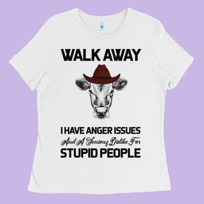 Trusting People Turned Me Into The Heifer I Am Tod  Black Ladies Tee Designed By Bettercallsaul
