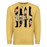 Antique Gold knives horror movie friday halloween horror ghost Premium Sweatshirt - trangStudio