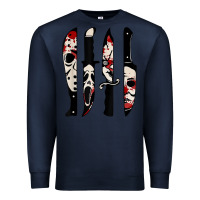 Navy knives horror movie friday halloween horror ghost Premium Sweatshirt - trangStudio