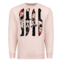 Pale Pink knives horror movie friday halloween horror ghost Premium Sweatshirt - trangStudio