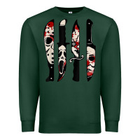 Sports Green knives horror movie friday halloween horror ghost Premium Sweatshirt - trangStudio