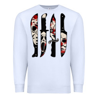 White knives horror movie friday halloween horror ghost Premium Sweatshirt - trangStudio
