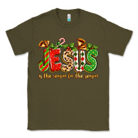 Army Green jesus is the reason for the season Classic Tee - texasbilliewilder