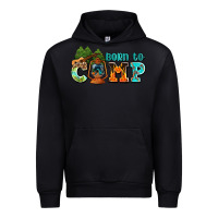 Black born to camp with guitar Urban Hoodie - AdoDesignShop
