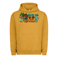 Pigment Peanut Butter born to camp with guitar Urban Hoodie - AdoDesignShop