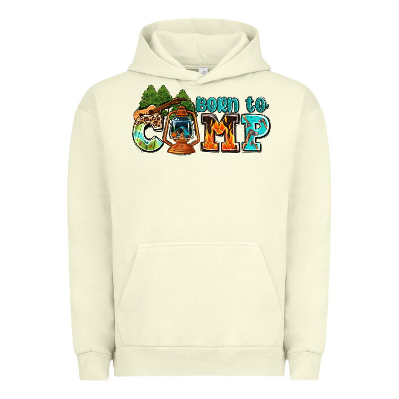 Born To Camp With Guitar Urban Hoodie by AdoDesignShop | Teevron