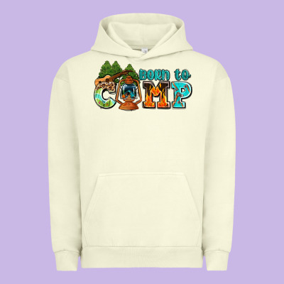 Born To Camp With Guitar Urban Hoodie Designed By Adodesignshop