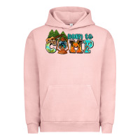Pigment Salmon born to camp with guitar Urban Hoodie - AdoDesignShop