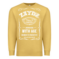 Antique Gold Mens Vintage Zayde Hebrew Yiddish Grandfather Premium Sweatshirt - trangStudio