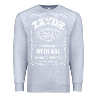 Heather Grey Mens Vintage Zayde Hebrew Yiddish Grandfather Premium Sweatshirt - trangStudio