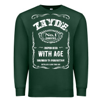 Mens Vintage Zayde Hebrew Yiddish Grandfather Premium Sweatshirt | Teevron