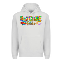 Dove Grey daycare teacher Premium Hoodie - CowhideDigitalArt