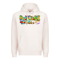 Pale Pink daycare teacher Premium Hoodie - CowhideDigitalArt