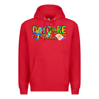Red daycare teacher Premium Hoodie - CowhideDigitalArt