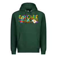 Sports Green daycare teacher Premium Hoodie - CowhideDigitalArt
