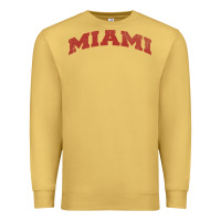 Antique Gold Miami Ohio Classic Athletic Sports Distressed Premium Sweatshirt - trangStudio
