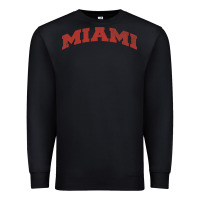 Black Miami Ohio Classic Athletic Sports Distressed Premium Sweatshirt - trangStudio