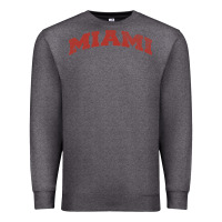 Charcoal Heather Miami Ohio Classic Athletic Sports Distressed Premium Sweatshirt - trangStudio