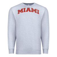 Heather Grey Miami Ohio Classic Athletic Sports Distressed Premium Sweatshirt - trangStudio