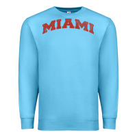 Ocean Blue Miami Ohio Classic Athletic Sports Distressed Premium Sweatshirt - trangStudio