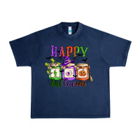 Navy happy halloween jars Urban Heavy Tee - CowGirlArtShop