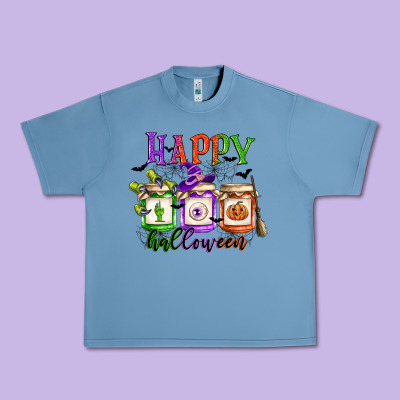 Happy Halloween Jars Urban Heavy Tee Designed By Cowgirlartshop