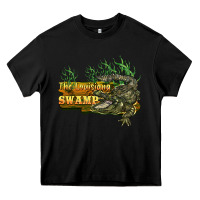 Black the louisiana swamp Heavy Core Tee - BarkalooDesign