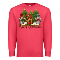 Cardinal merry christmas gnomies Premium Sweatshirt - BarkalooDesign