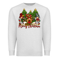 Oatmeal Heather merry christmas gnomies Premium Sweatshirt - BarkalooDesign